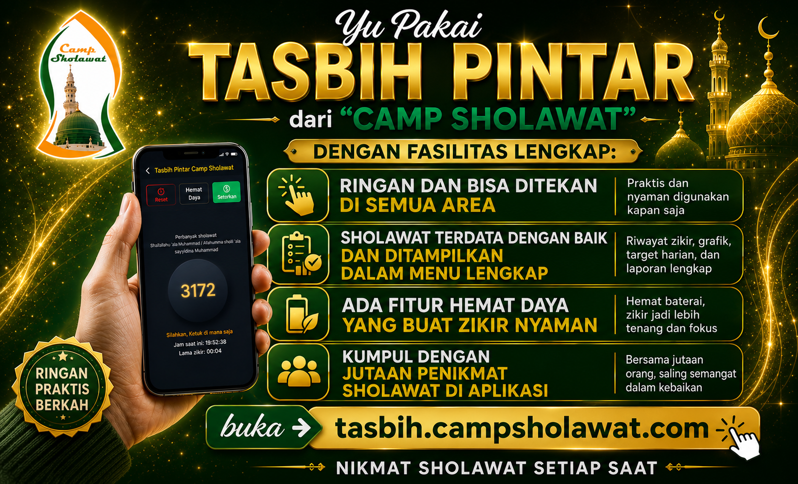 Tasbih Pintar Camp Sholawat